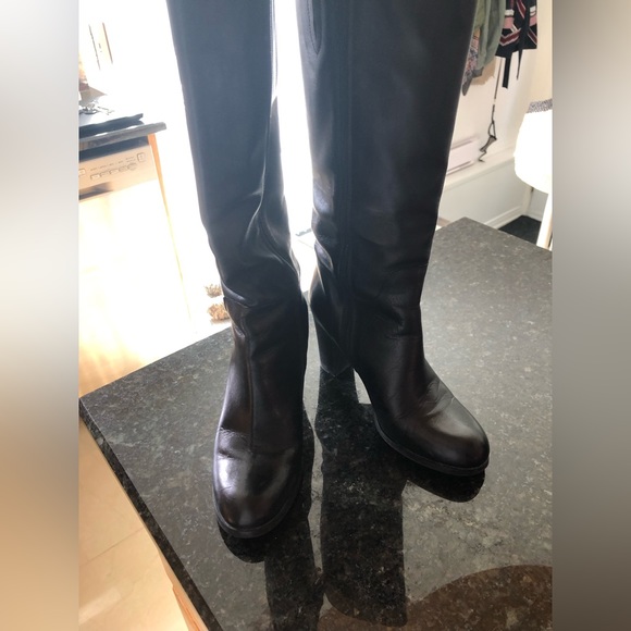 Tall boots, COSMOPARIS french brand, size EU 37, heels 8cm, very good condition - Picture 6 of 6